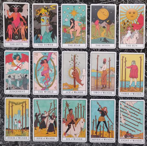 Enhance your spellwork with the sleek witch tarot deck
